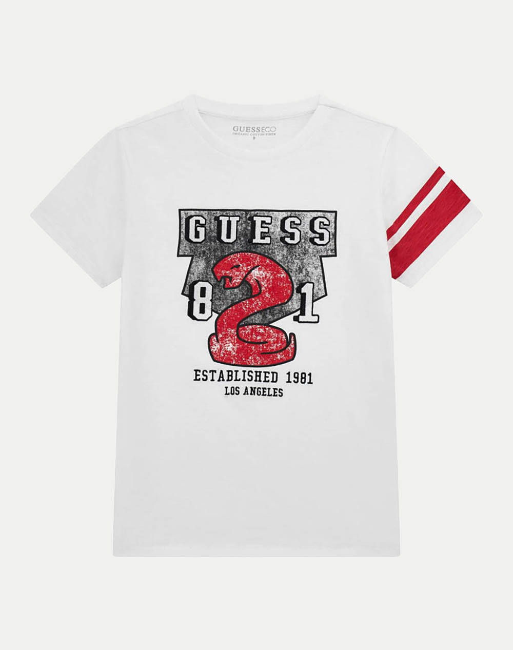 GUESS SLUB JERSEY SS T-SHIRT CHILDS T-SHIRT BOY