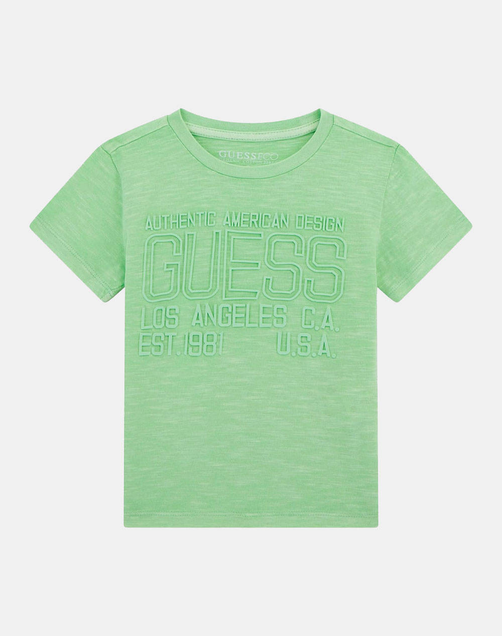 GUESS GARMENT DYE SS T-SHI - MID ORGANIC SLUB JERSEY 160 ДЕТСКА ТЕНИСКА BOY