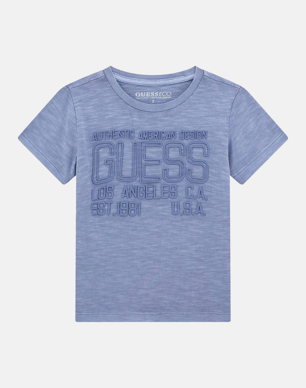 GUESS GARMENT DYE SS T-SHI - MID ORGANIC SLUB JERSEY 160 ДЕТСКА ТЕНИСКА BOY