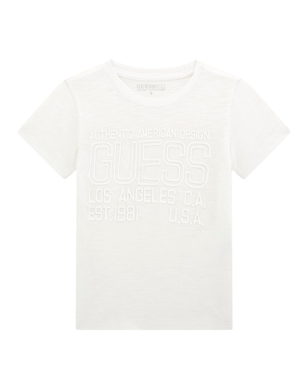 GUESS GARMENT DYE SS T-SHI - MID ORGANIC SLUB JERSEY 160 ДЕТСКА ТЕНИСКА BOY