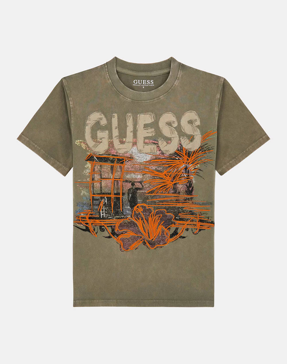 GUESS OVERSIZE SS T-SHIRT - MID ORGANIC COTTON 160 CHILDRENS T-SHIRTBOY