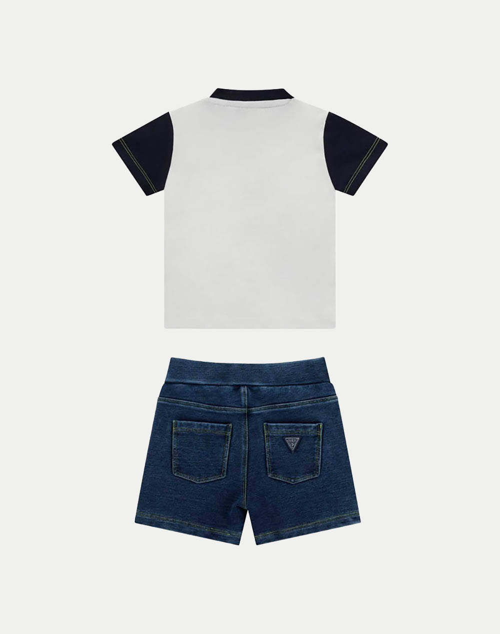 GUESS SET SS T-SHIRT+KNITDENIM SHORT ДЕТСКИ КОМПЛЕКТ BOY