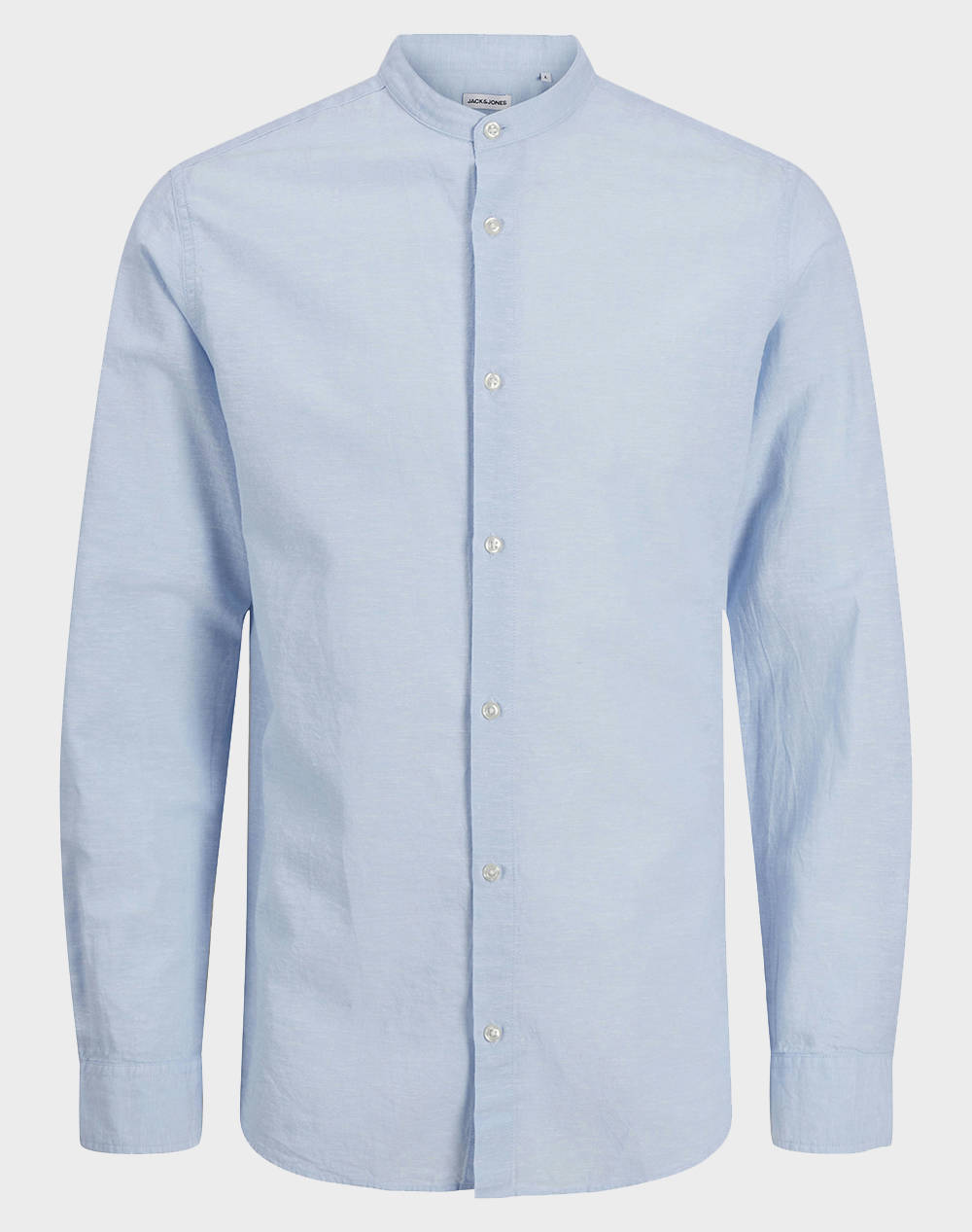 JACK&JONES JJEBREEZE LINEN BLEND BAND SHIRT LS JNR