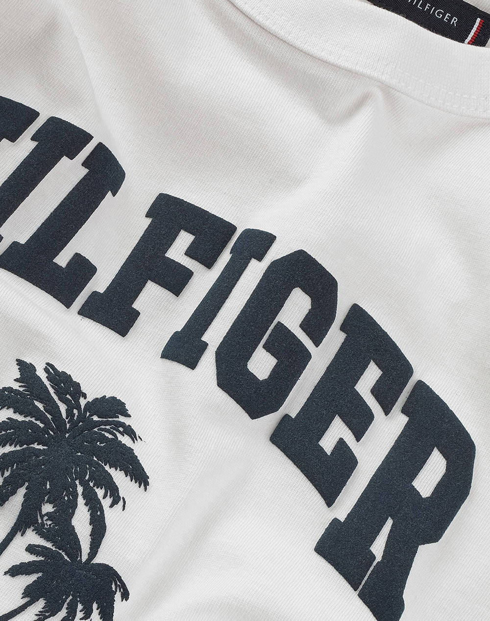 TOMMY HILFIGER HILFIGER PALM PRINT TEE SS