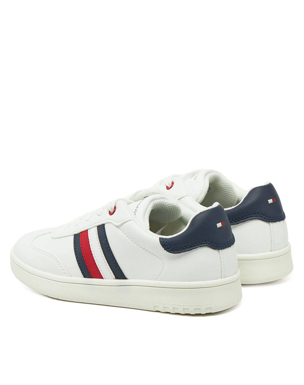 TOMMY HILFIGER STRIPE LOW CUT LACE-UP SNEAKER