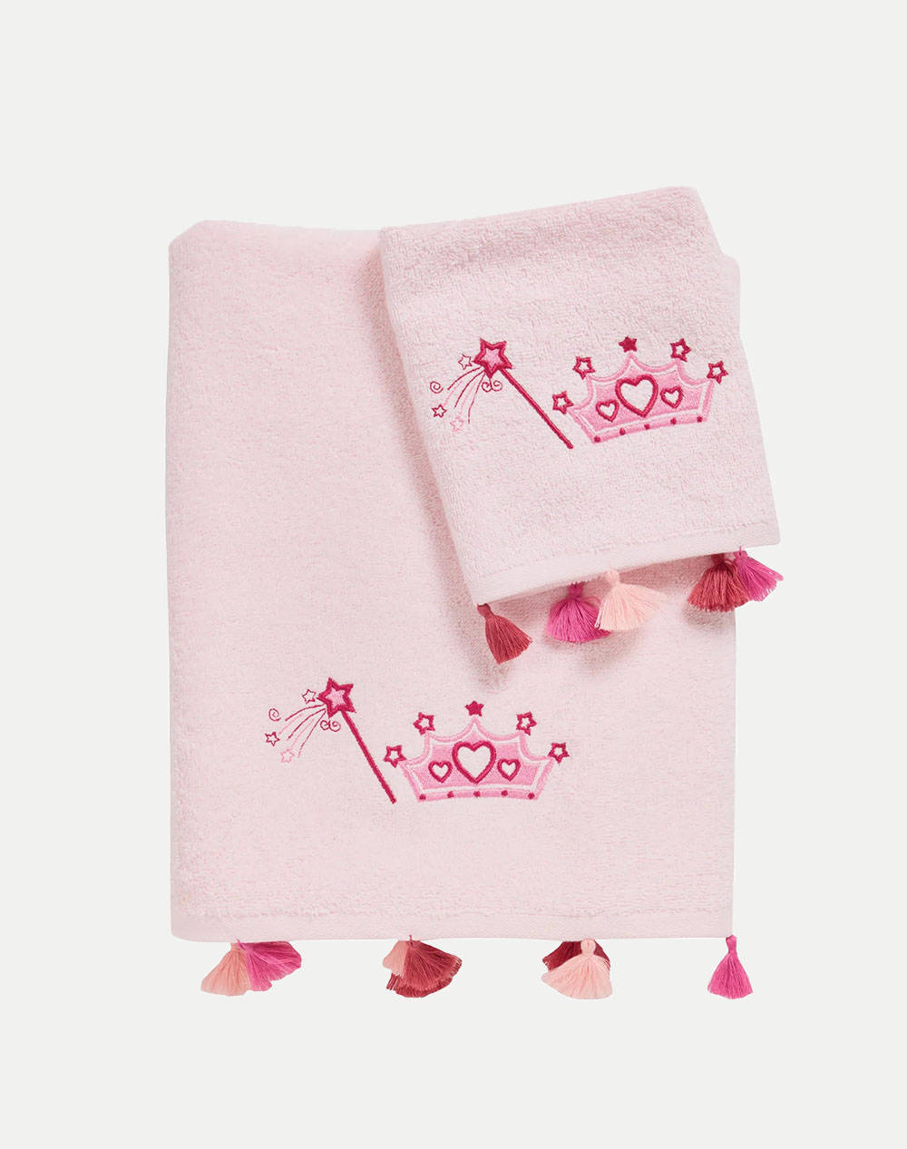 DAS 4963 КОМПЛЕКТ ОТ 2 БРОДИРАНИ КЪРПИ BABY SMILE (Размери : 30 x 50 & 70 x140)