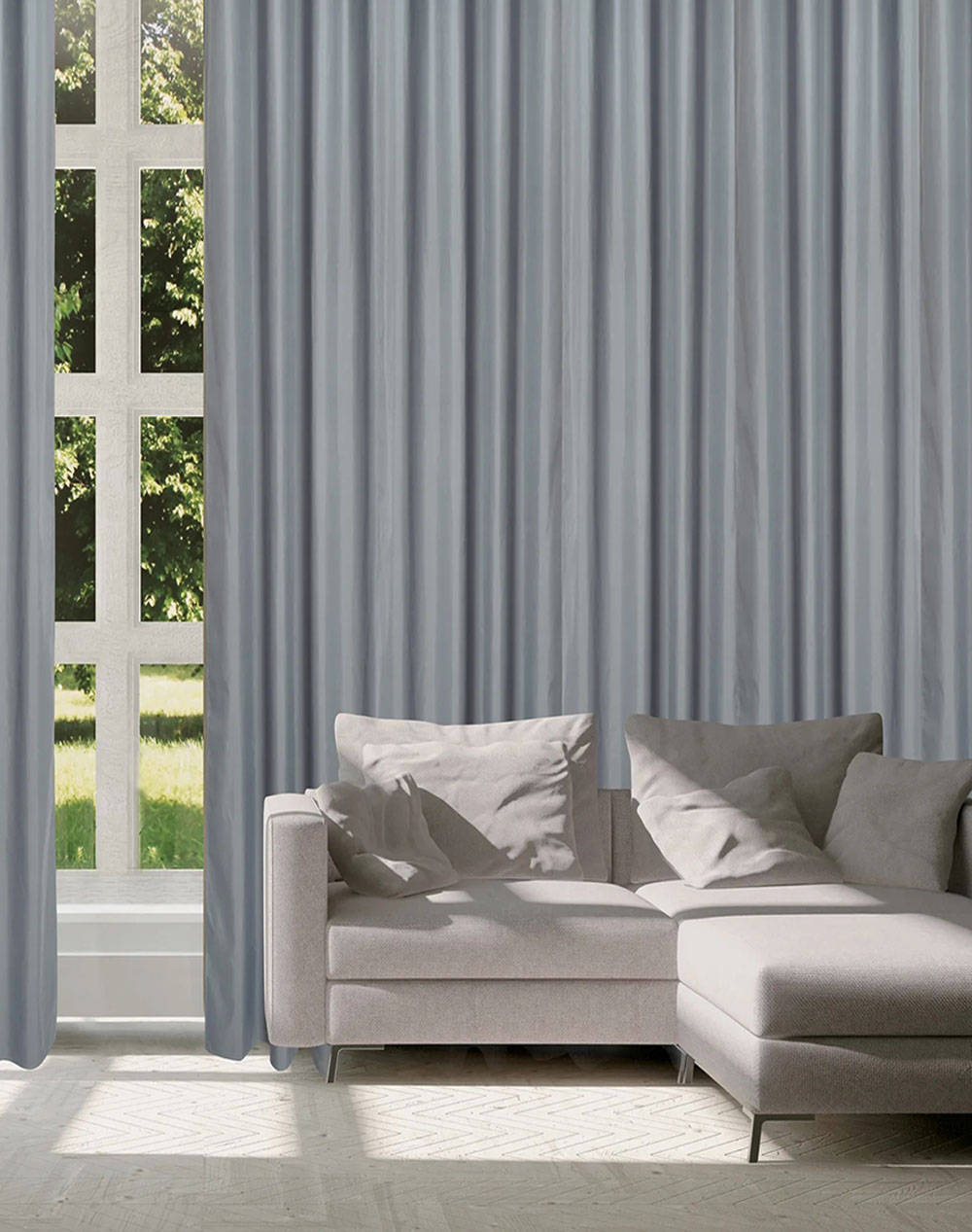 DAS 2256 CURTAIN WITH HOLES(Размери: 140 x 270 см.)