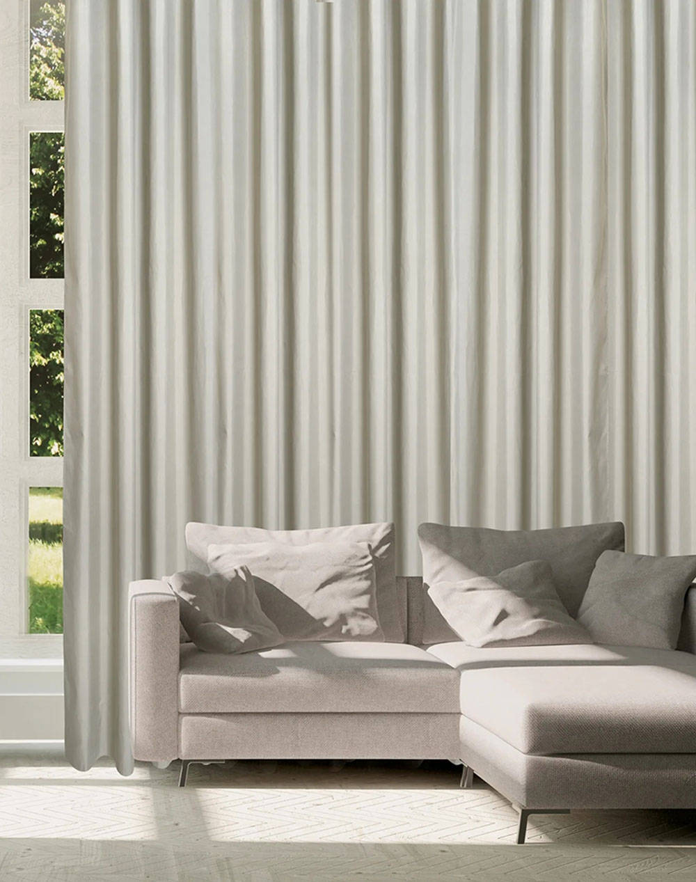 DAS 2255 CURTAIN WITH HOLES(Размери: 140 x 270 см.)