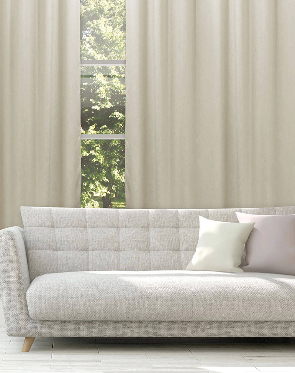 DAS 2246 CURTAIN WITH HOLES(Размери: 140 x 270 см.)