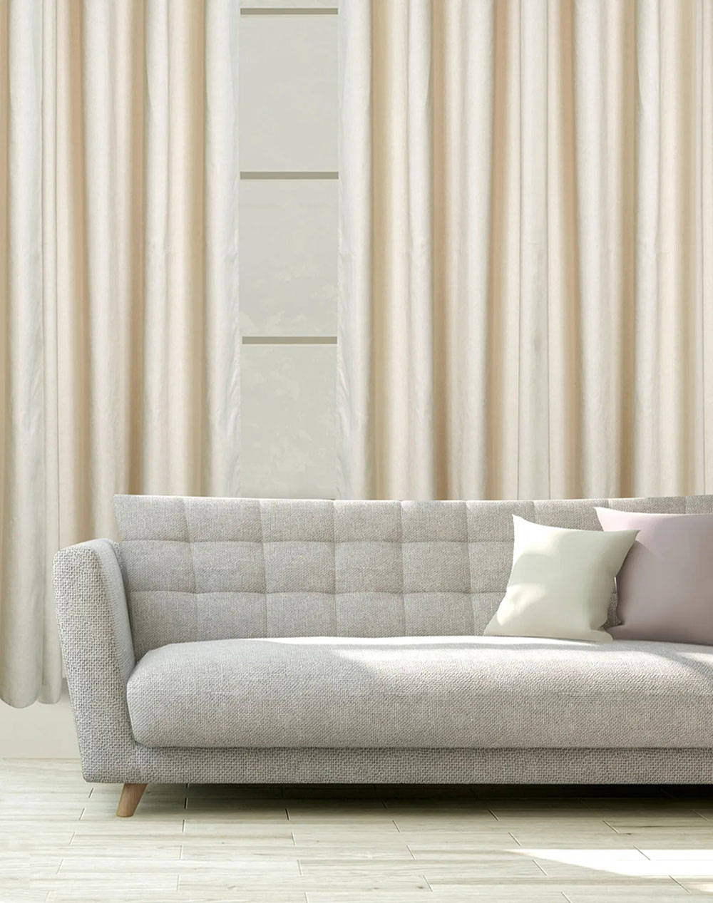 DAS 2257 CURTAIN WITH HOLES(Размери: 140 x 270 см.)