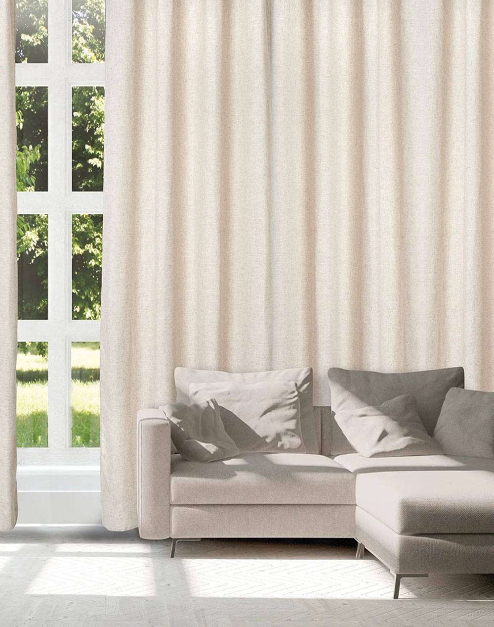 DAS 2250 CURTAIN WITH HOLES(Размери: 140 x 270 см.)