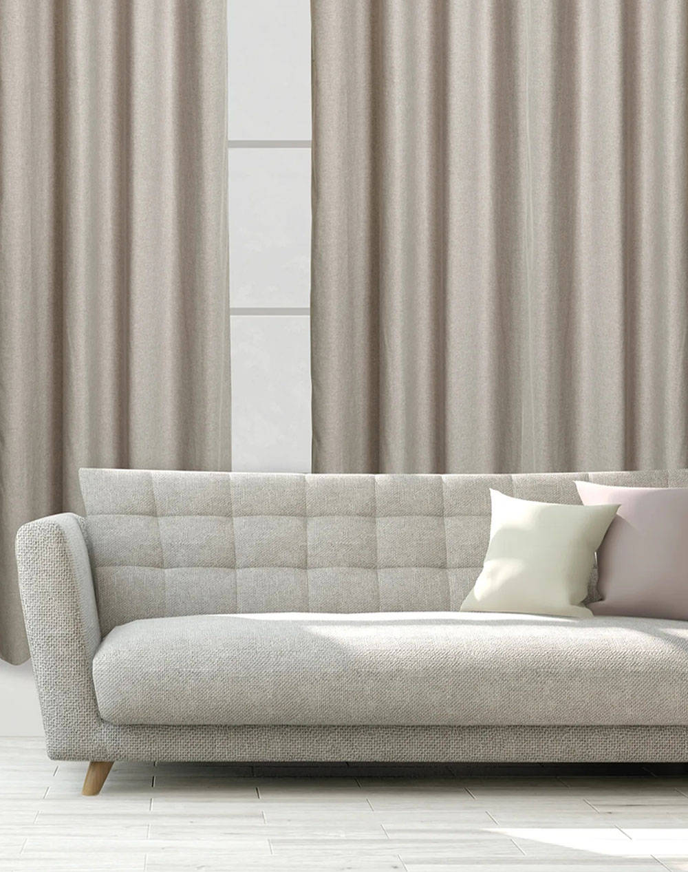 DAS 2258 CURTAIN WITH HOLES(Размери: 140 x 270 см.)