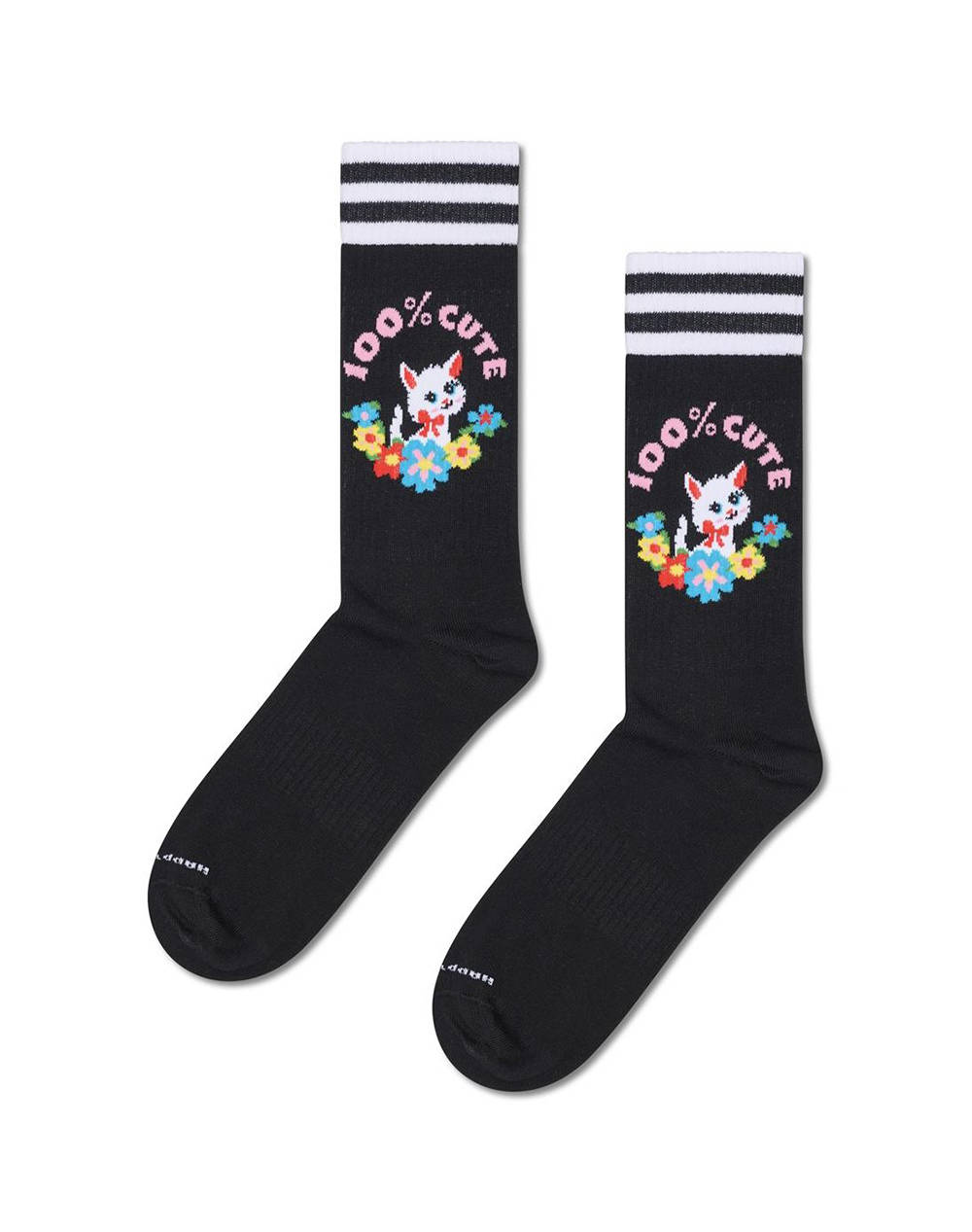 HAPPY SOCKS 100% Cute Sneaker Sock