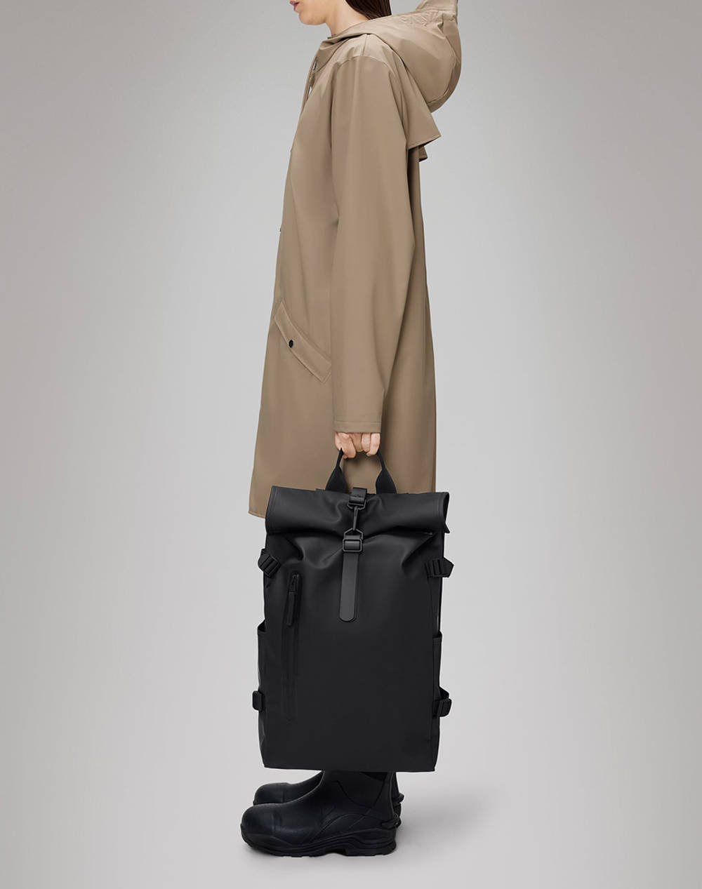 RAINS Rolltop Rucksack Large W3 (Размери: 63 x 14 x 32см.)
