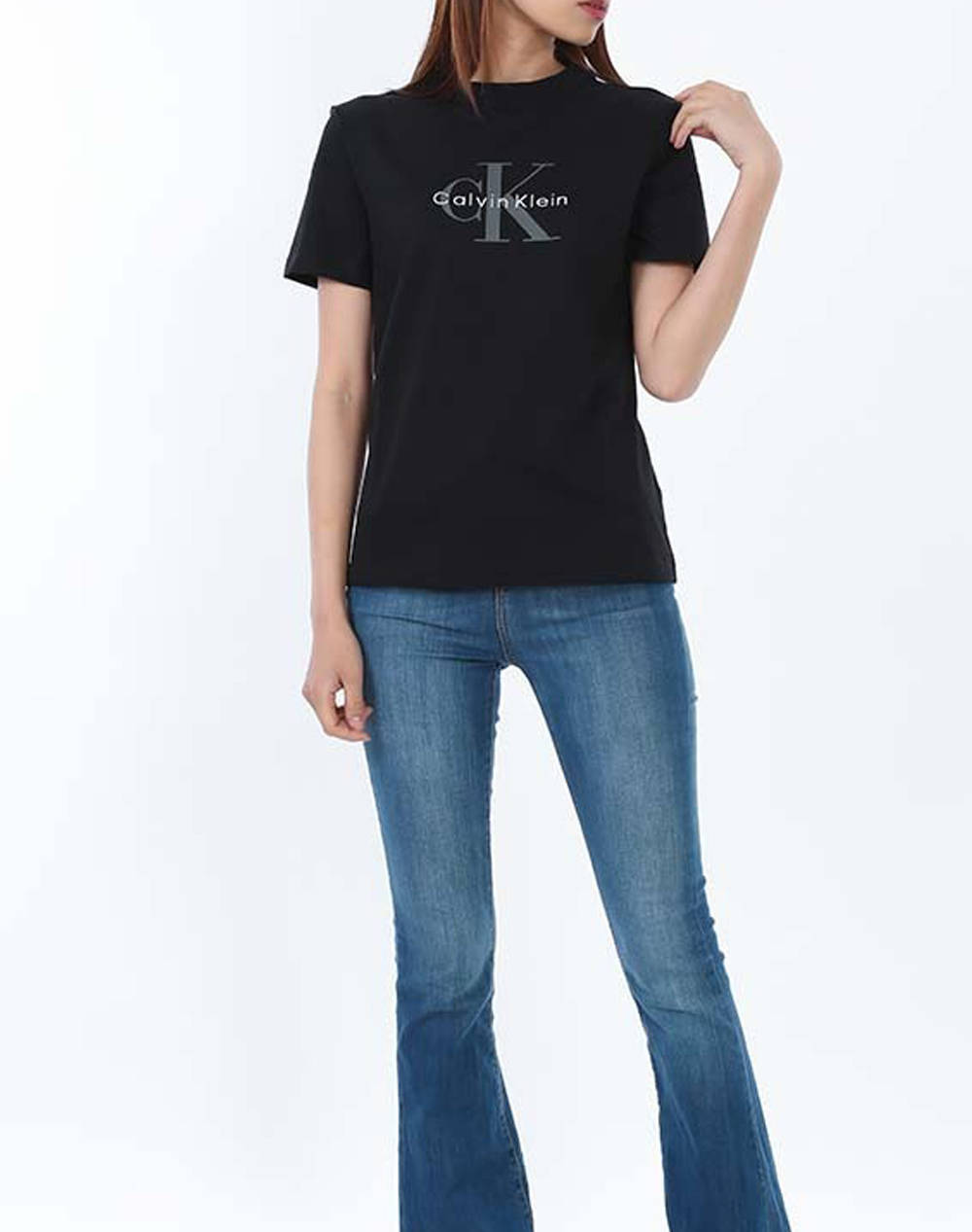 CALVIN KLEIN JEANS HR SS CLSSC MNLG CNC