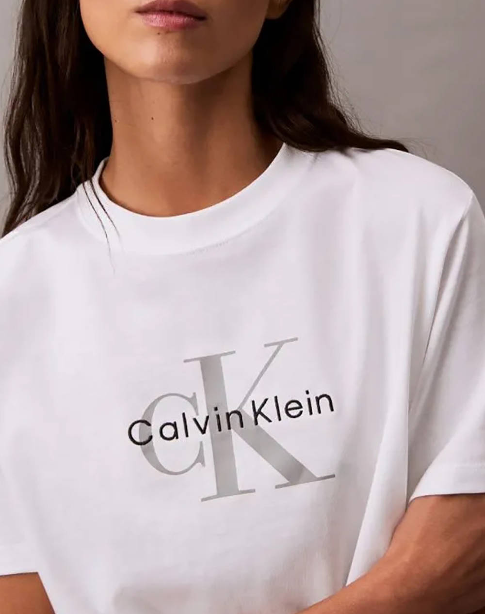 CALVIN KLEIN JEANS HR SS CLSSC MNLG CNC