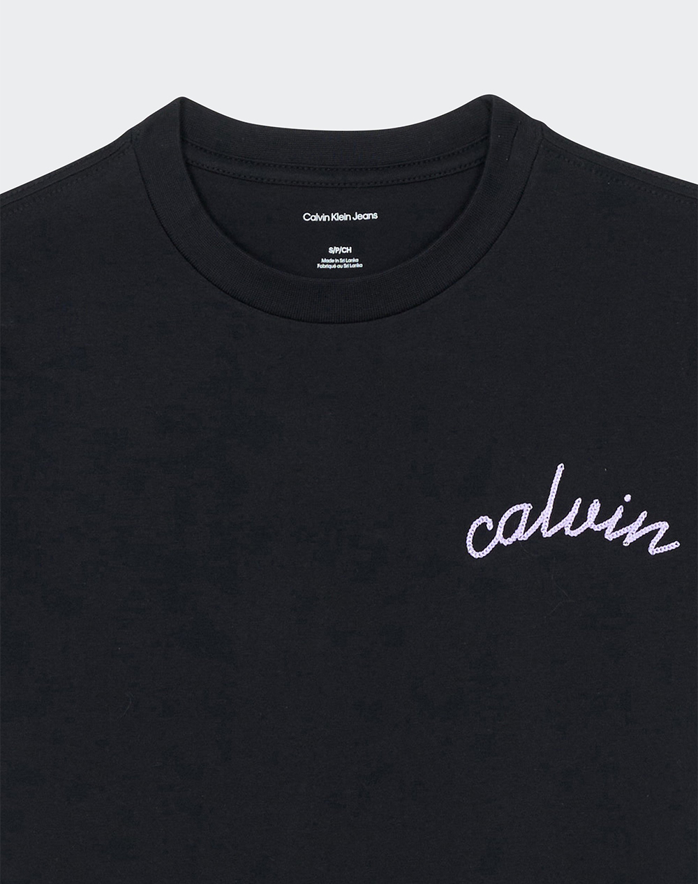 CALVIN KLEIN JEANS CALVIN LINE EMBROIDERY CLASSIC T