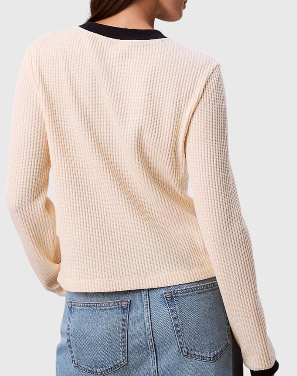 CALVIN KLEIN LS WAFFLE TEE