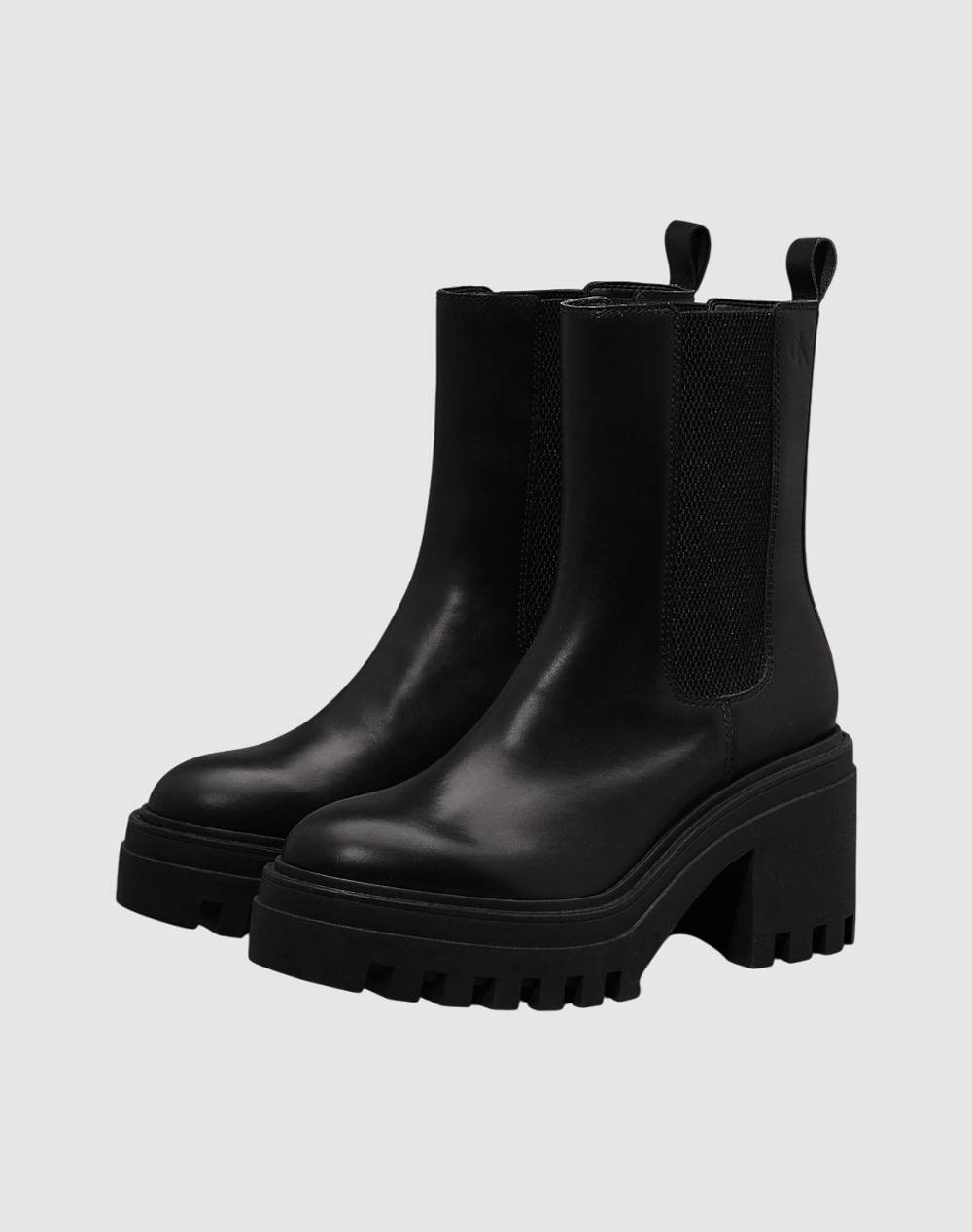 CALVIN KLEIN JEANS CHUNKY HEELED CHELSEA LTH