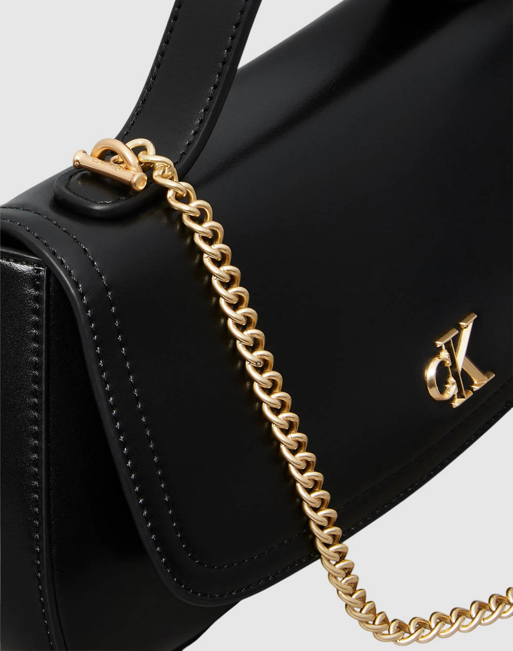 CALVIN KLEIN TOP HANDLE WITH CHAIN BAG (Размери: 26 x 14 x 6см.)