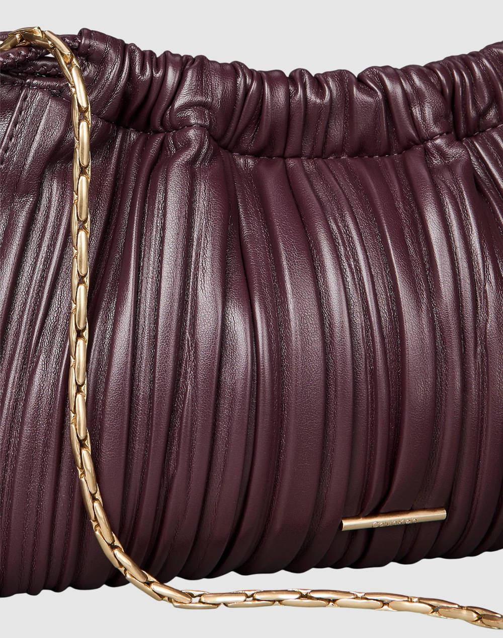 CALVIN KLEIN DRAWSTRING PLISSE CROSSBODY (Размери: 27 x 18 x 8см.)