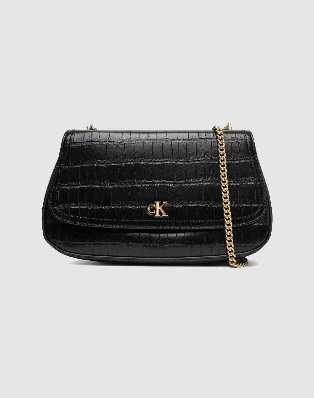CALVIN KLEIN CK CROC CONV CHAIN MEDIUM BAG (Размери: 30 x 18 x 6см.)