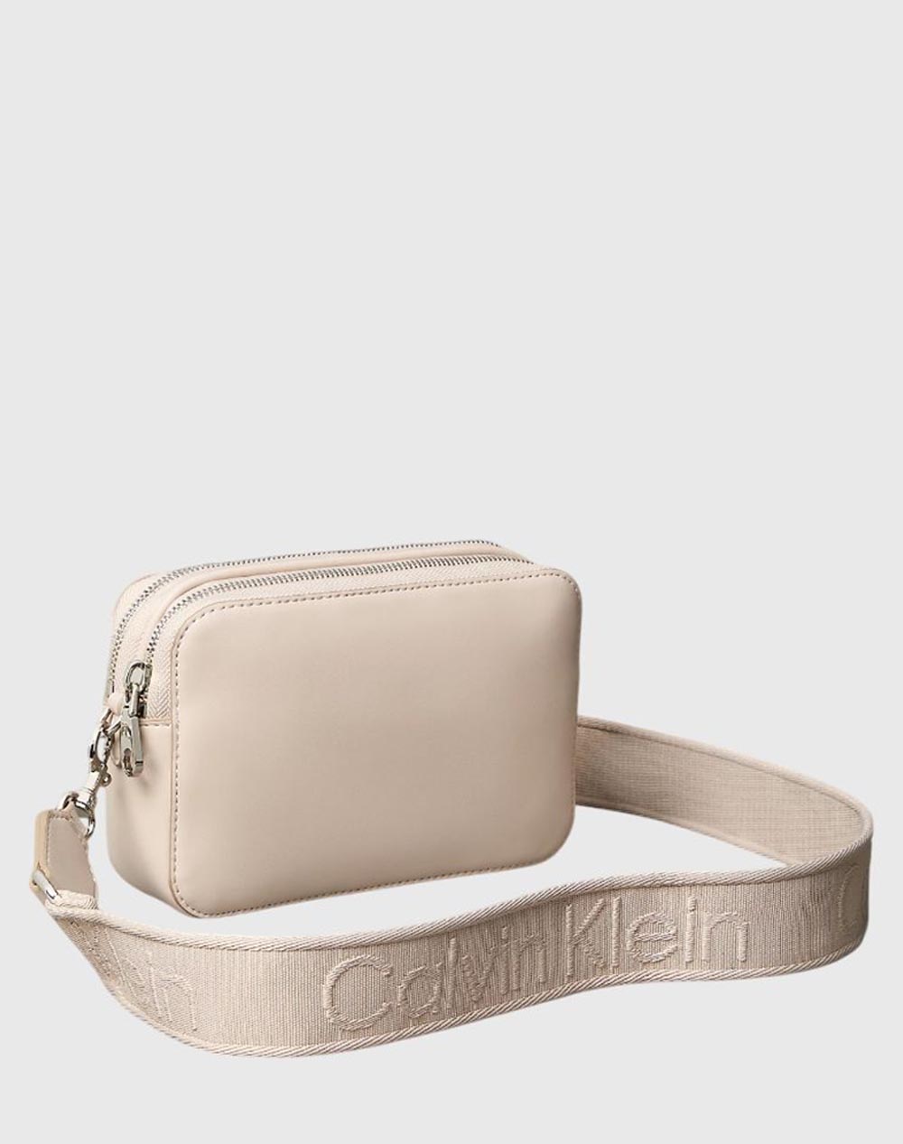 CALVIN KLEIN WEBBING DOUBLE STRAP CAMERA BAG