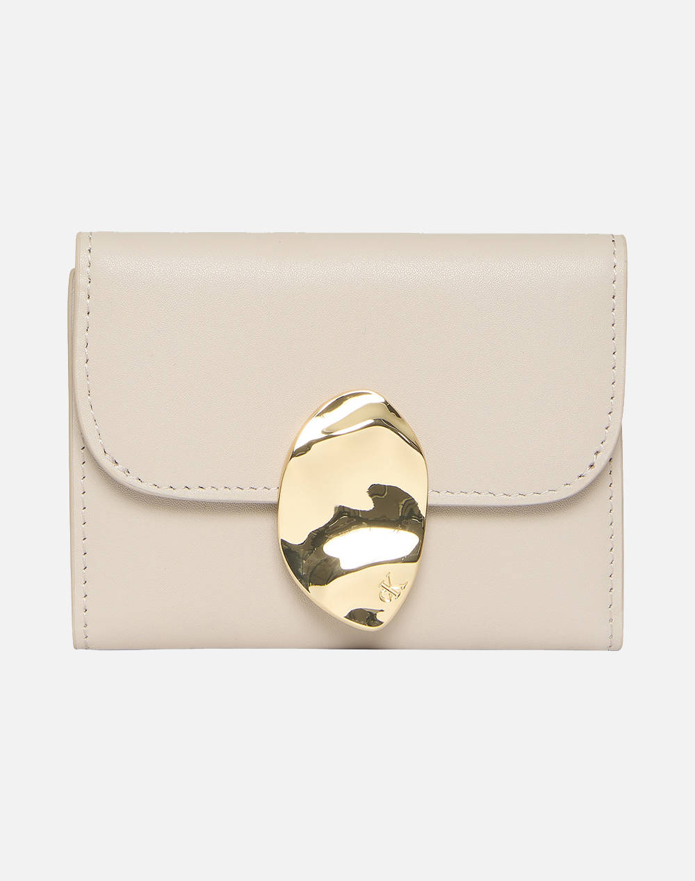 CALVIN KLEIN STONE LOCK SLOUCHY LTHR TRIFOLD (Размери: 7.5 x 10.5 x 0.5см.)