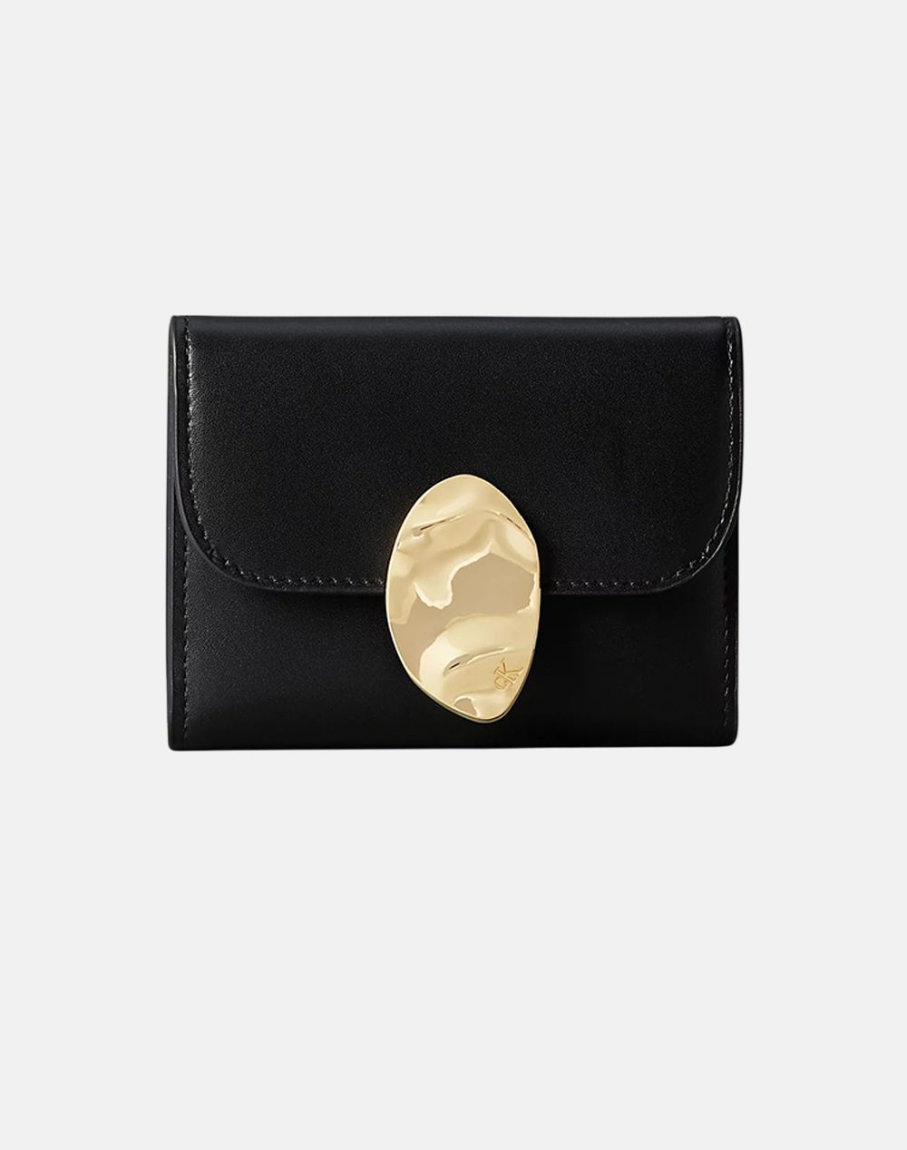 CALVIN KLEIN STONE LOCK SLOUCHY LTHR TRIFOLD (Размери: 7.5 x 10.5 x 0.5см.)