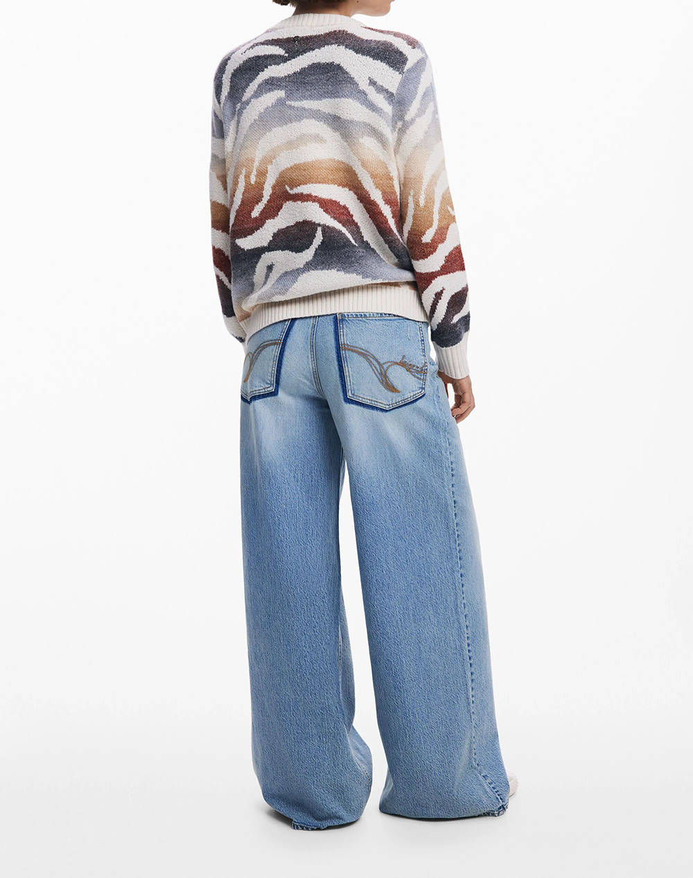 DESIGUAL JERS_WASILLA ПЛЕТЕНИ ДАМСКИ ДРЕХИ