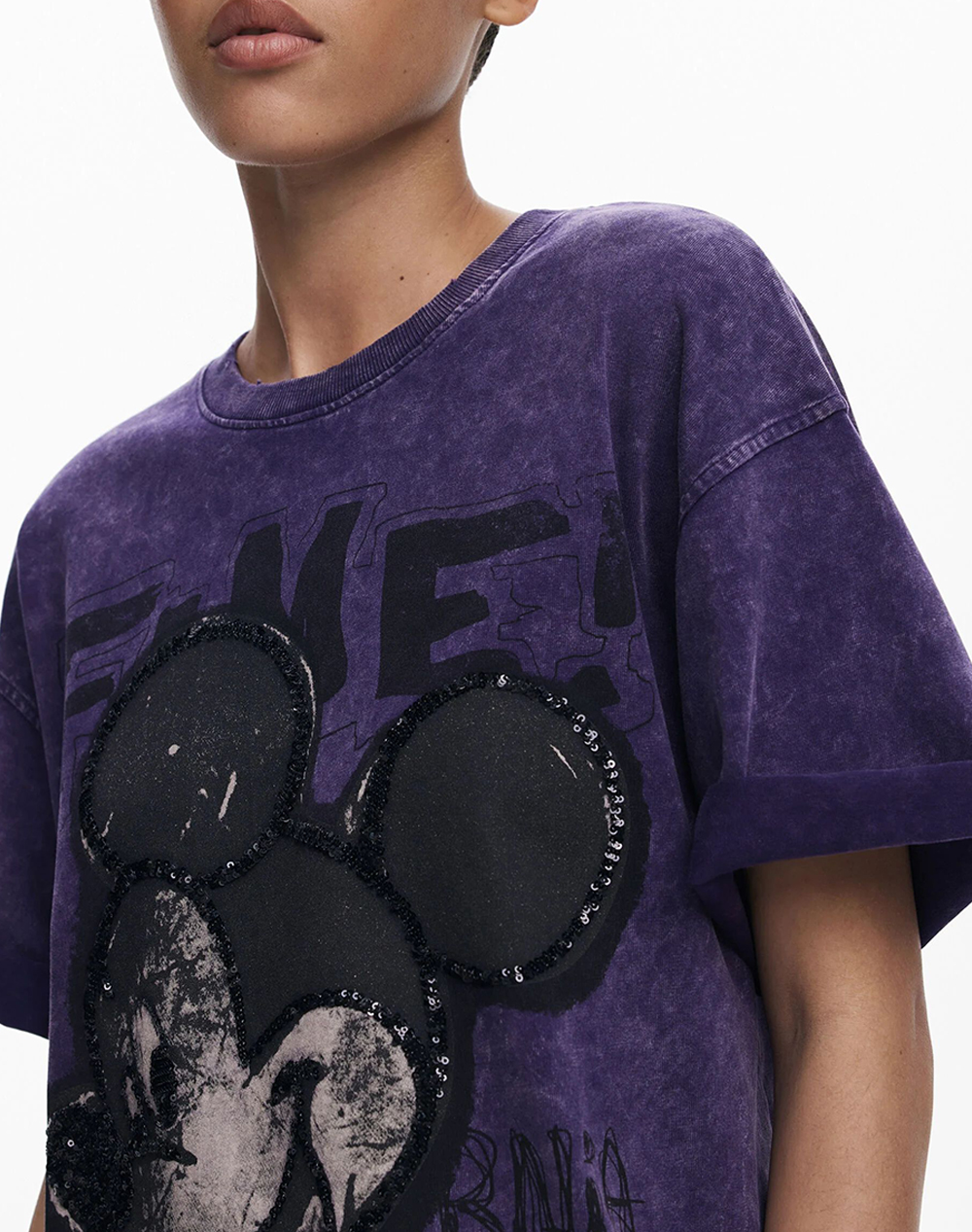 DESIGUAL TS_FUGAZ MICKEY ДАМСКА БЛУЗА