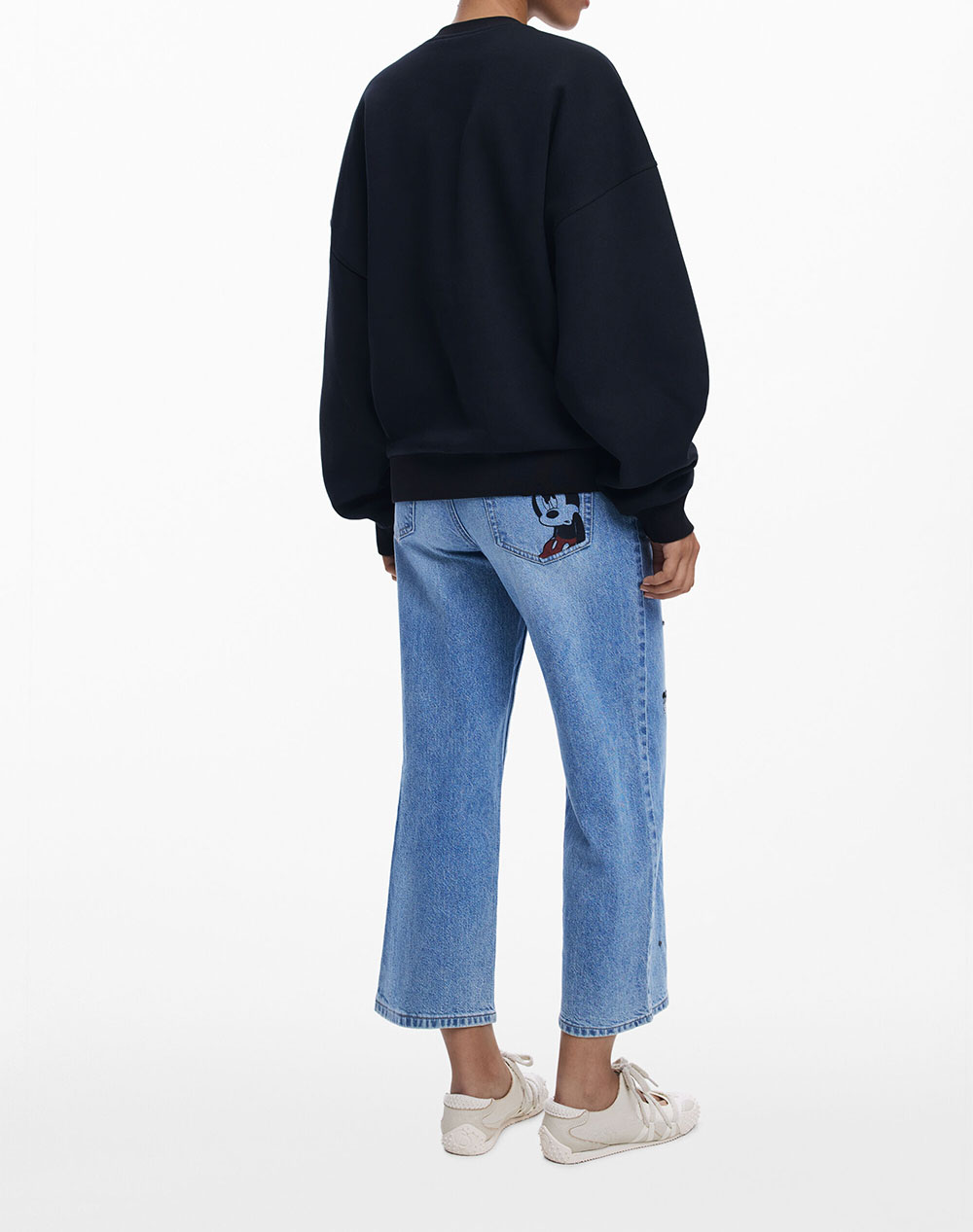 DESIGUAL SWEAT_HELLO MICKEY WOMENS SWEATSHIRT