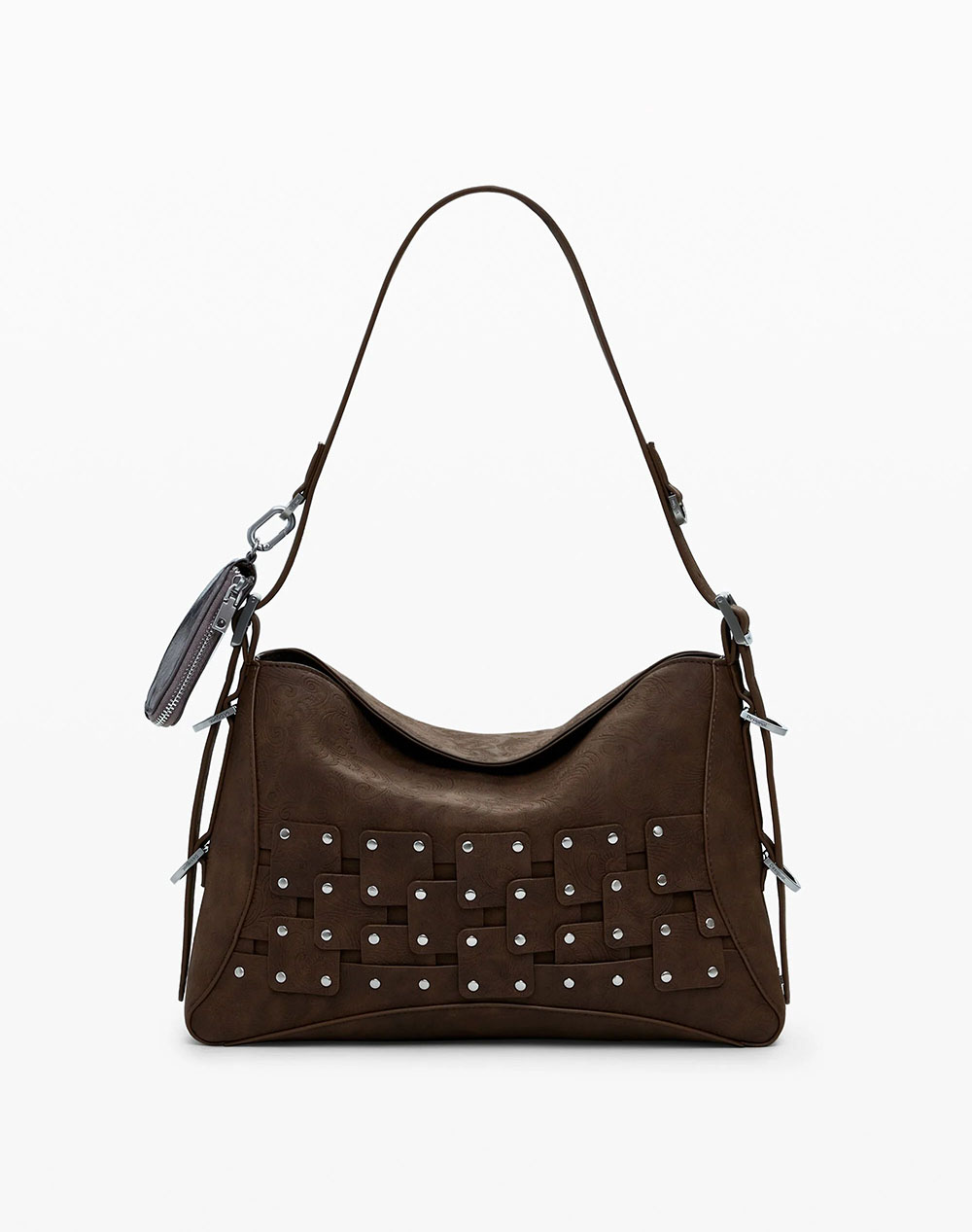DESIGUAL BAG_NEW PATCH 2 CHOCO WOMENS BAG