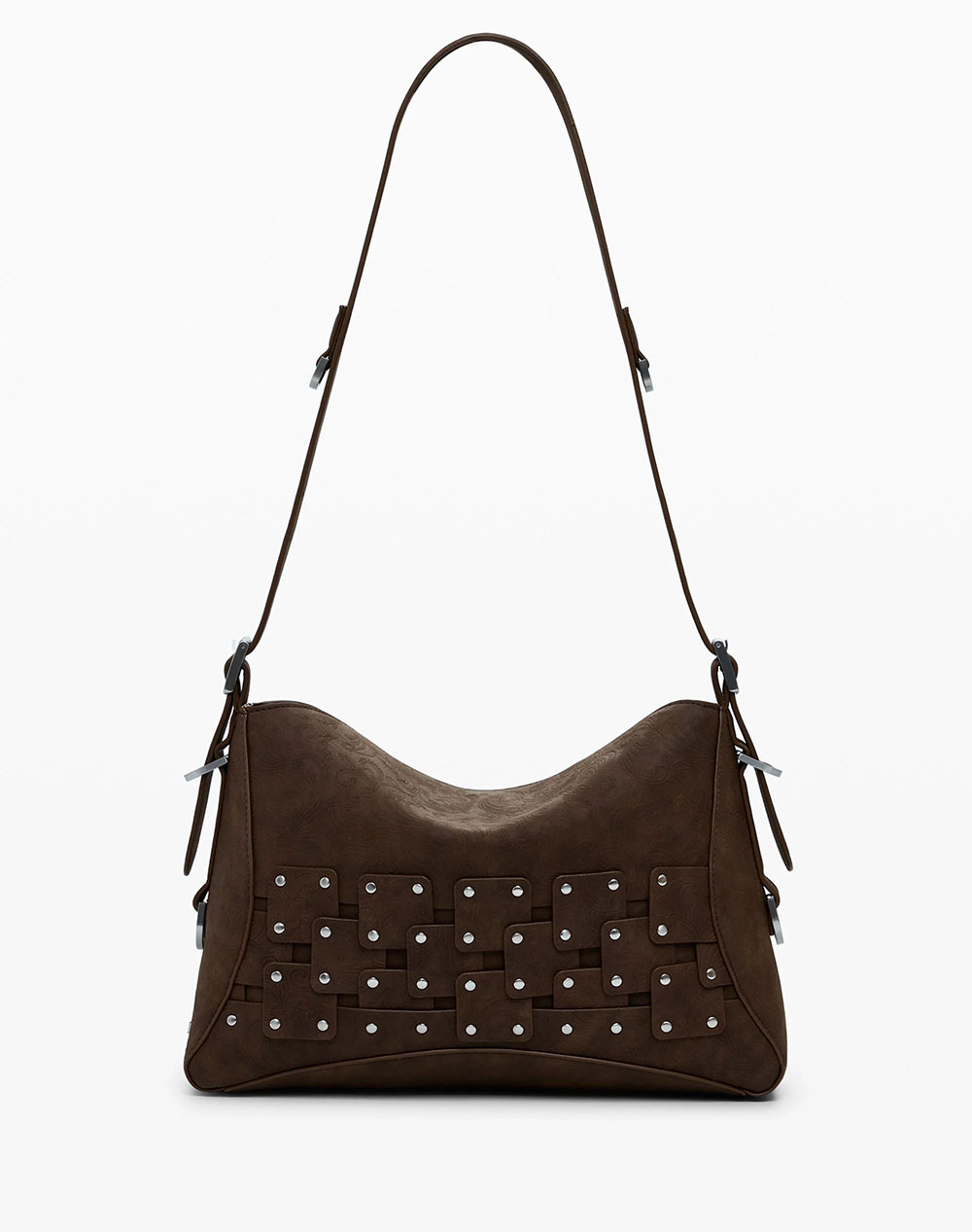 DESIGUAL BAG_NEW PATCH 2 CHOCO WOMENS BAG