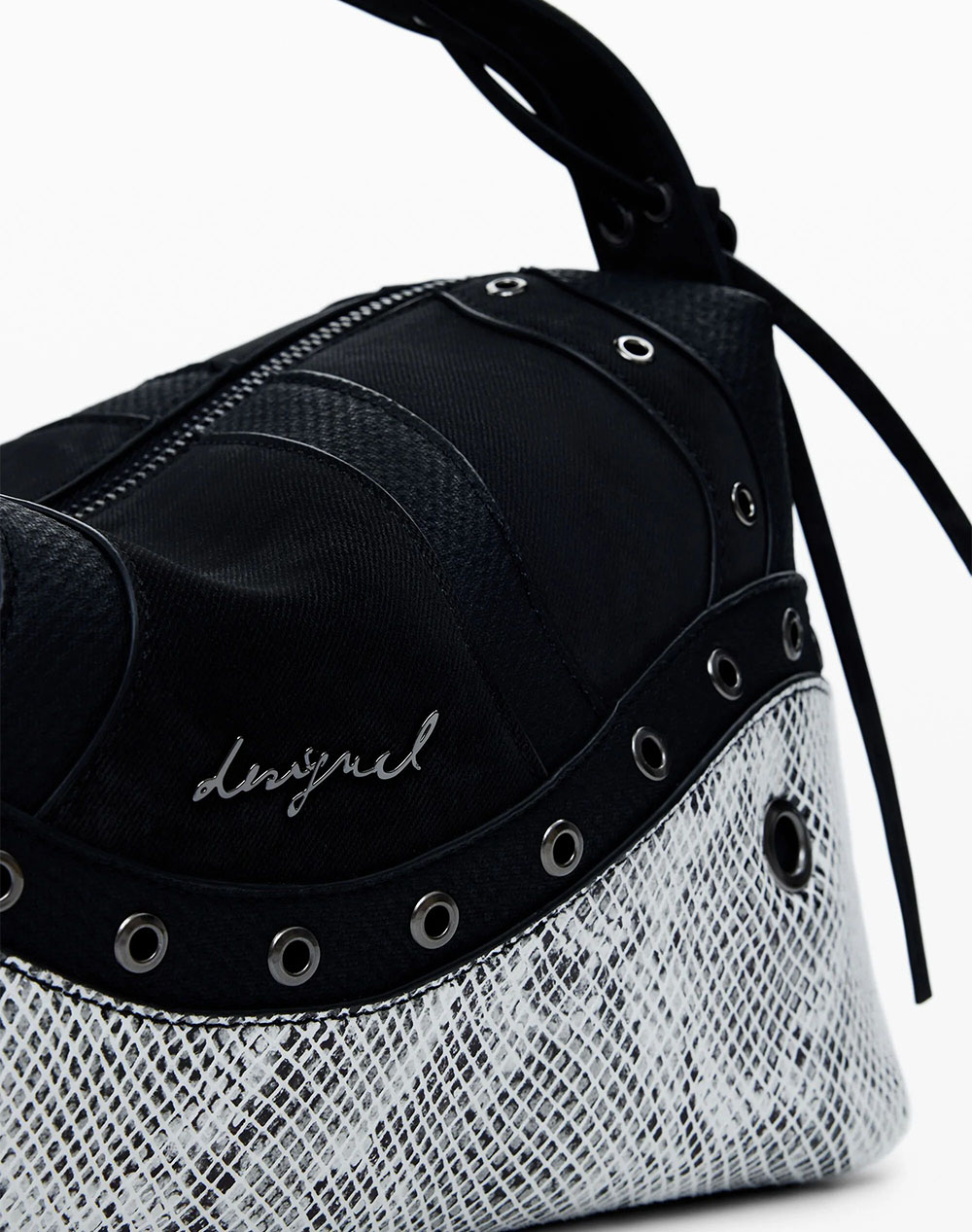 DESIGUAL BAG_SNAKE PATCH BERGAMO WOMENS BAG