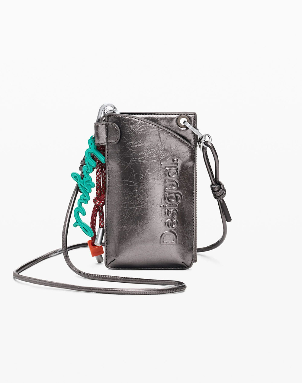 DESIGUAL MONE_HALF LOGO MILTON DARK SILV ДАСМКИ