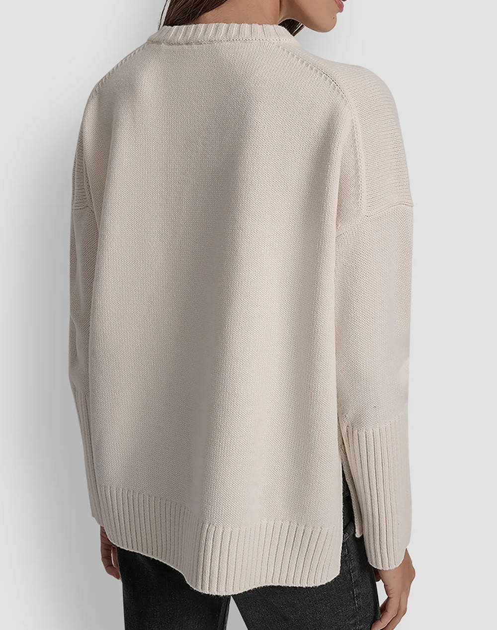 DKNY DJ4R0362 LOGO ДЪЛЪГ ПУЛОВЕР DKNY