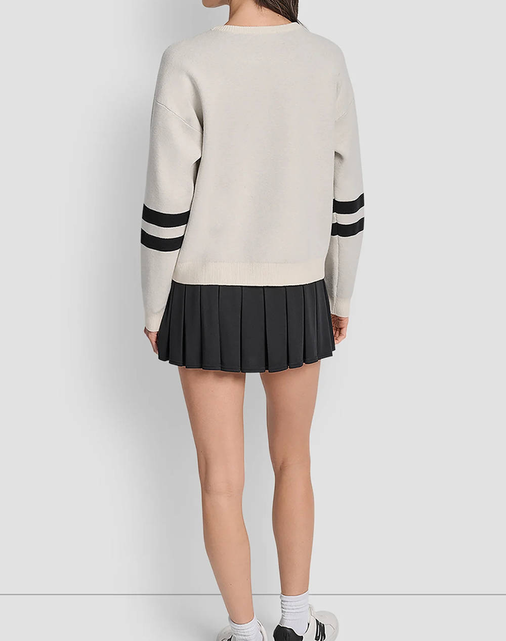 DKNY DP5R0749 LOGO ДЪЛЪГ ПУЛОВЕР DKNY