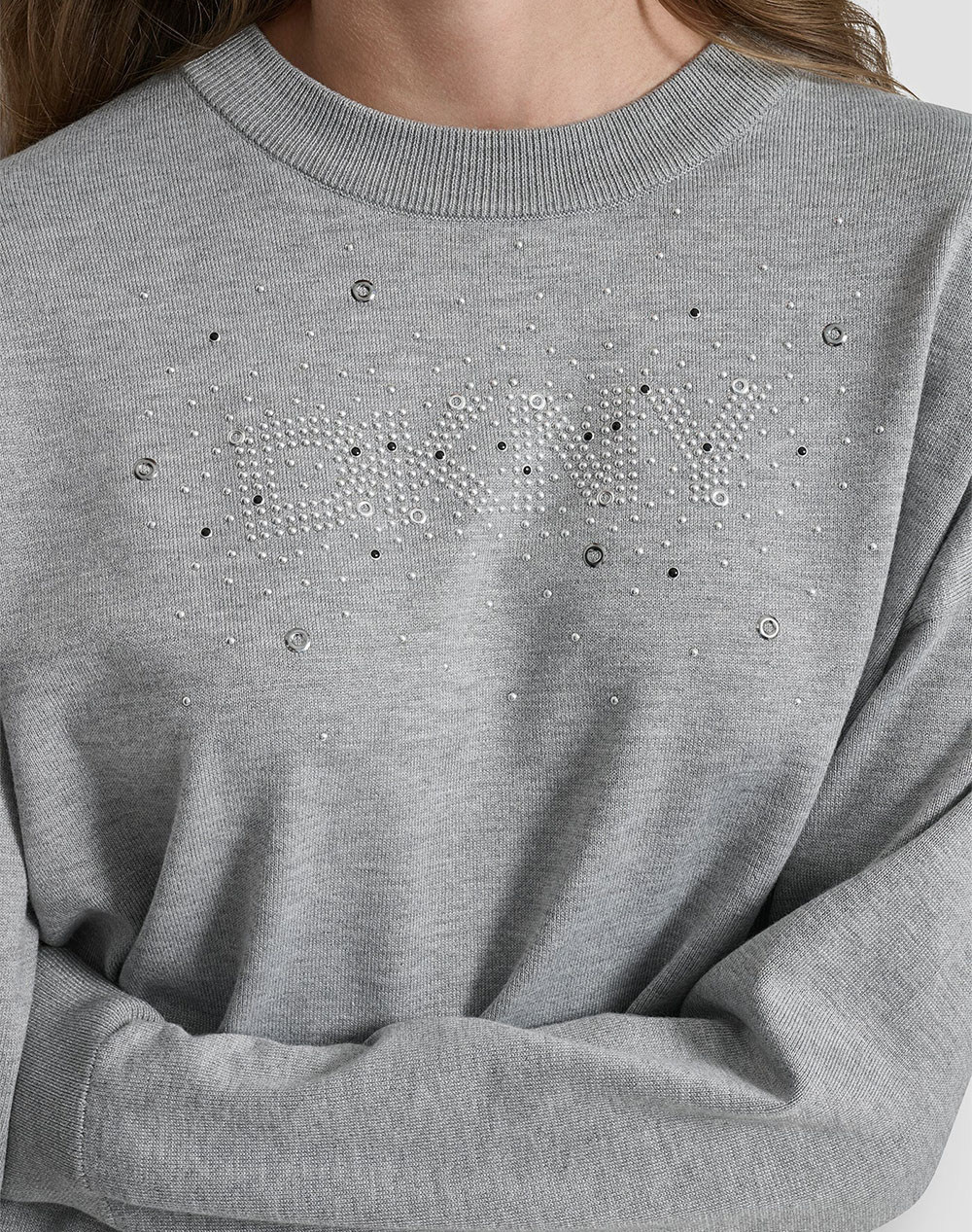 DKNY P5MSBY47 ПУЛОВЕР С ДЪЛЪГ РЪКАВ DKNY