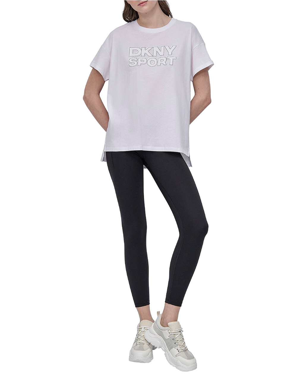 DKNY DP5T1346 LOGO Тениска с къс ръкав DKNY