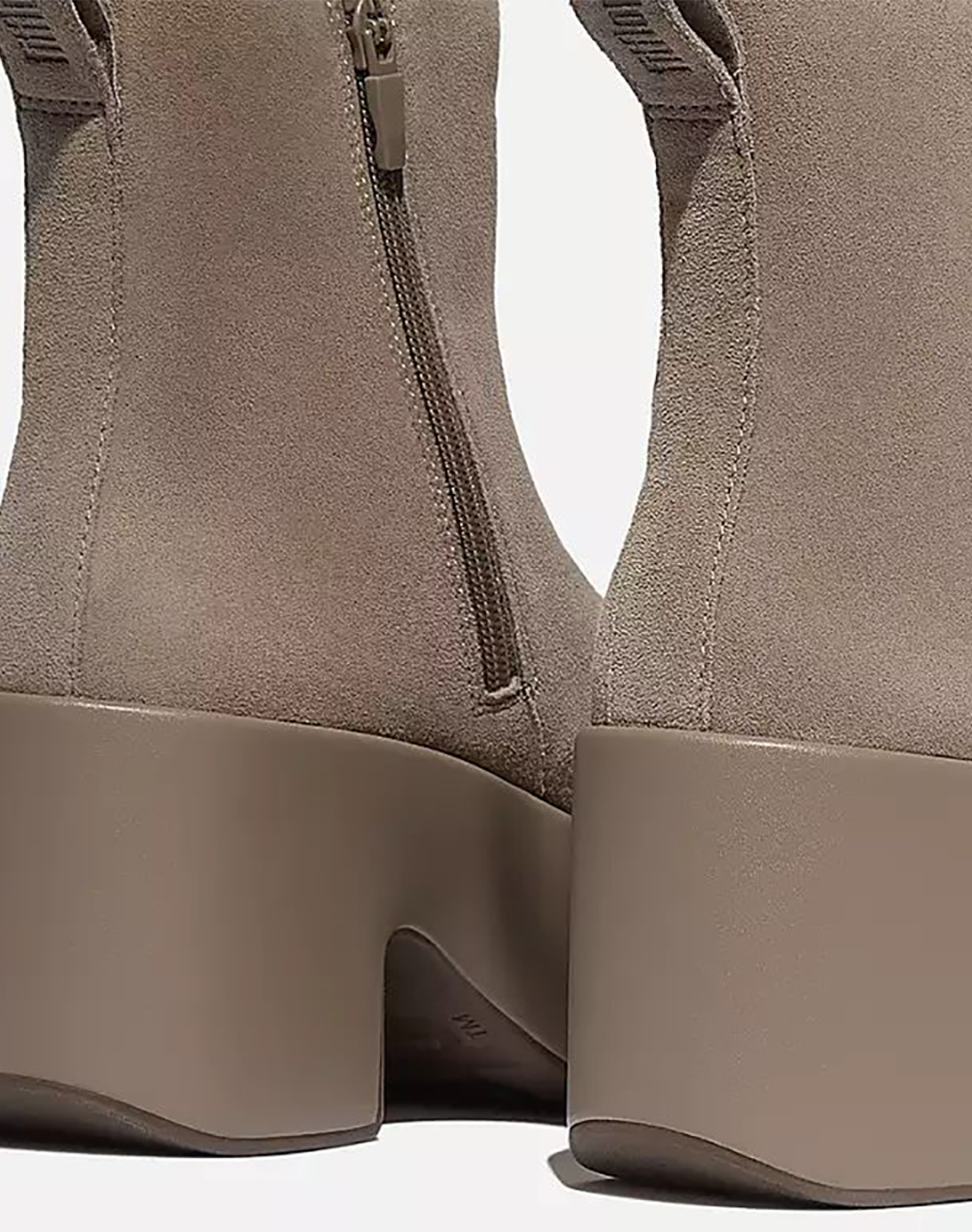 FIT FLOP PLATFFORM ZIP UP ANKLE BOOT - SUEDE