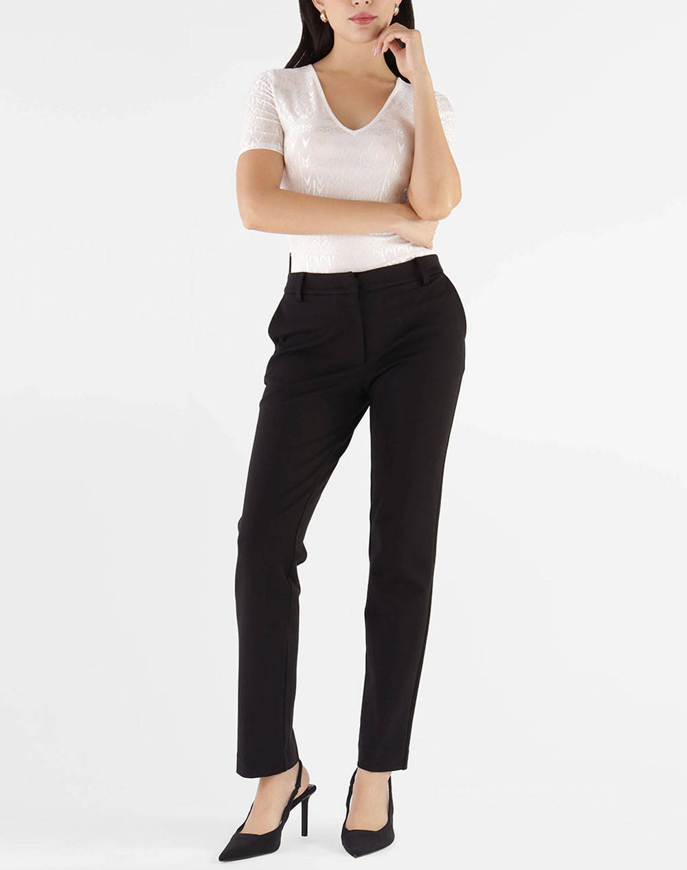 GUESS BY MARCIANO GWEN CHINO PANTS WOMENS TROUSERS