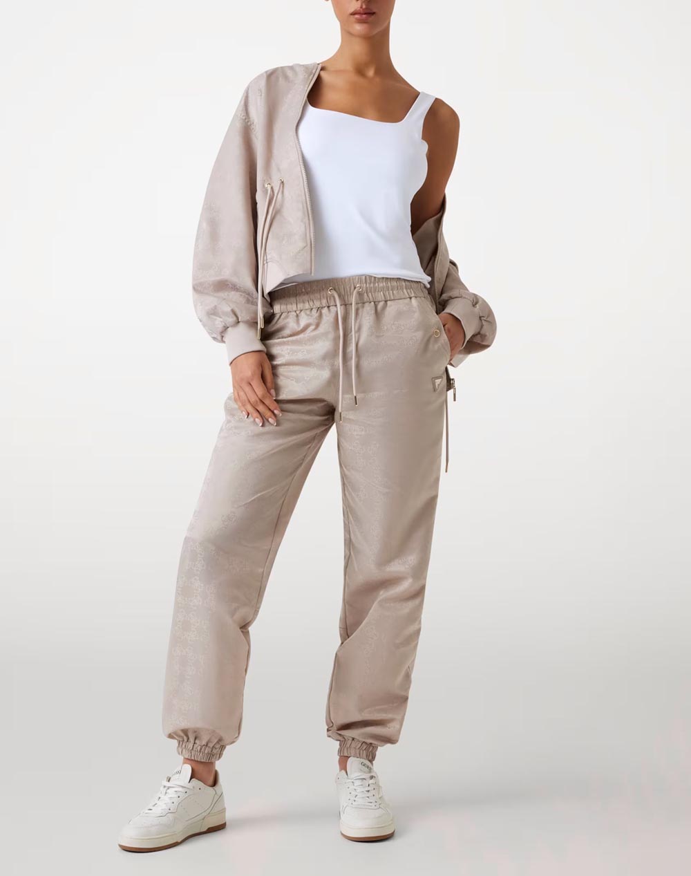 GUESS 4G AOP LONG PANTS ДАМСКИ ПАНТАЛОНИ