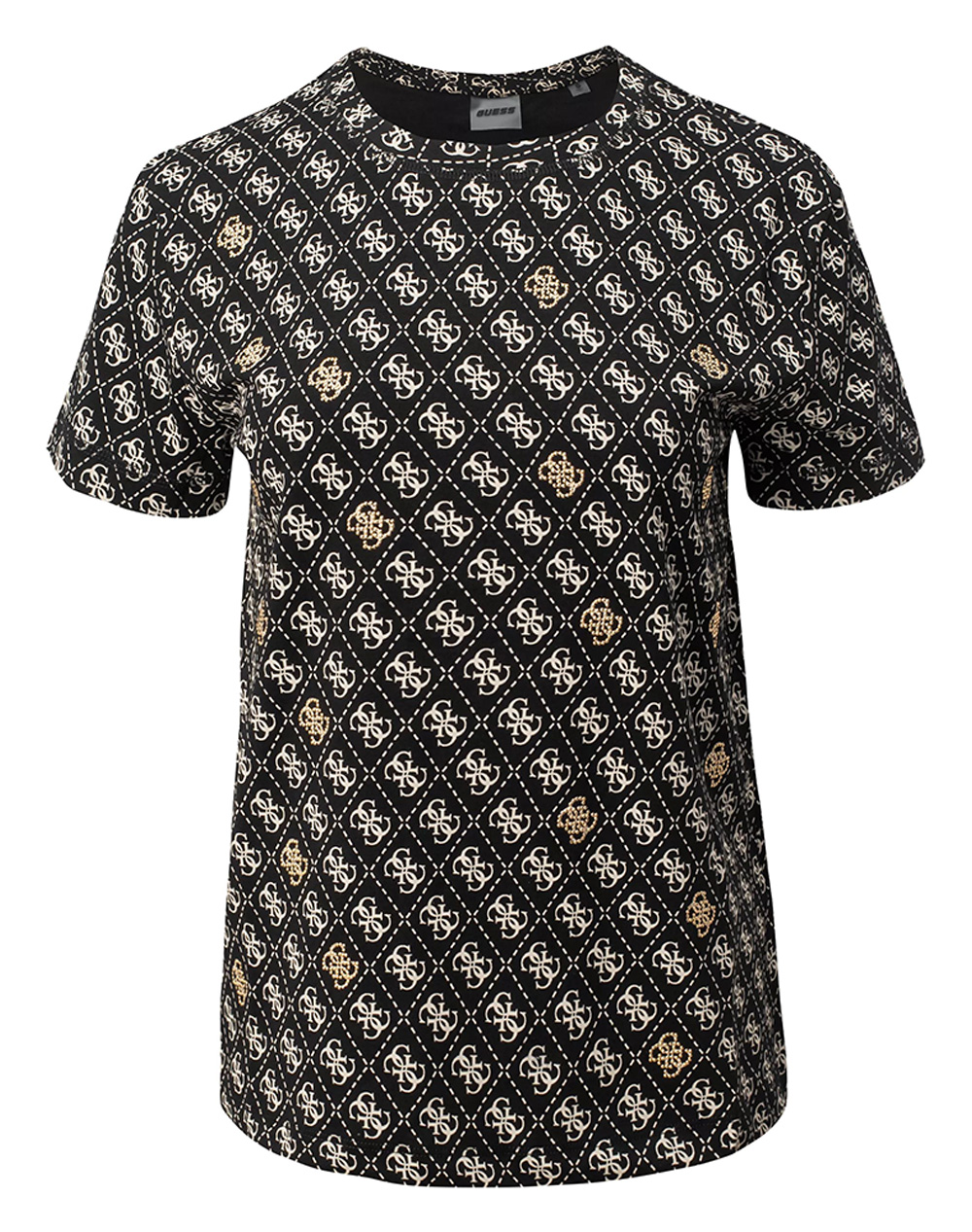 GUESS 4G RHOMBUS STUDS SS T-SHIRT ДАМСКА БЛУЗА