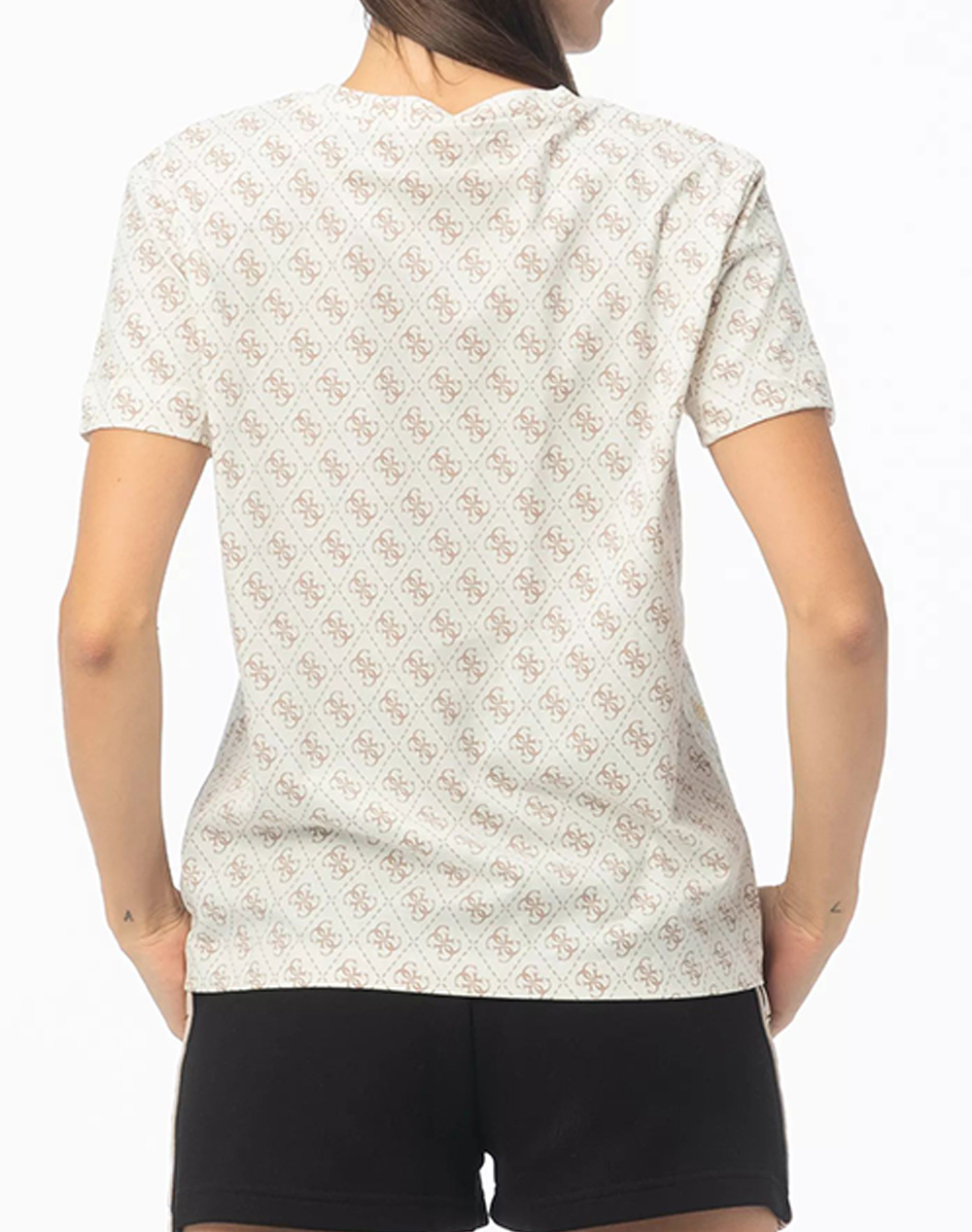GUESS 4G RHOMBUS STUDS SS T-SHIRT ДАМСКА БЛУЗА