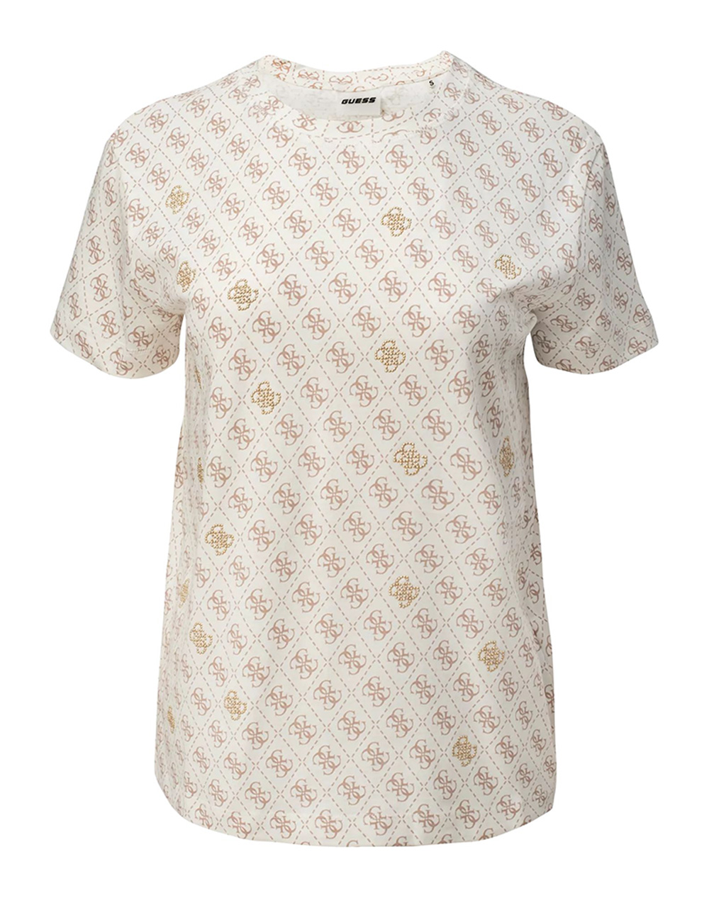 GUESS 4G RHOMBUS STUDS SS T-SHIRT ДАМСКА БЛУЗА