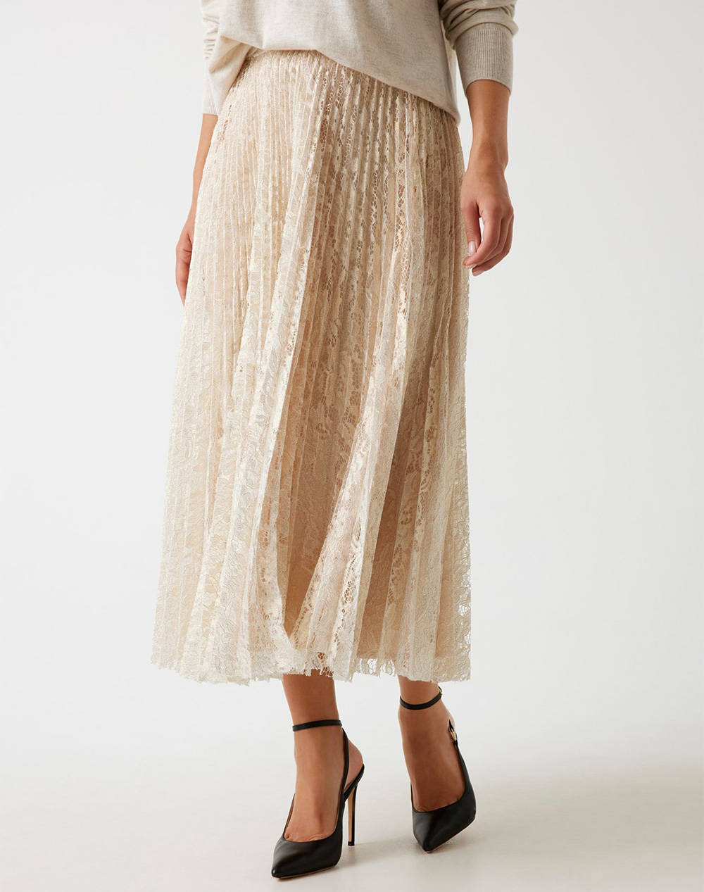 GUESS CHARLOTTE PLEATED SKIRT WOMENS SKIRT