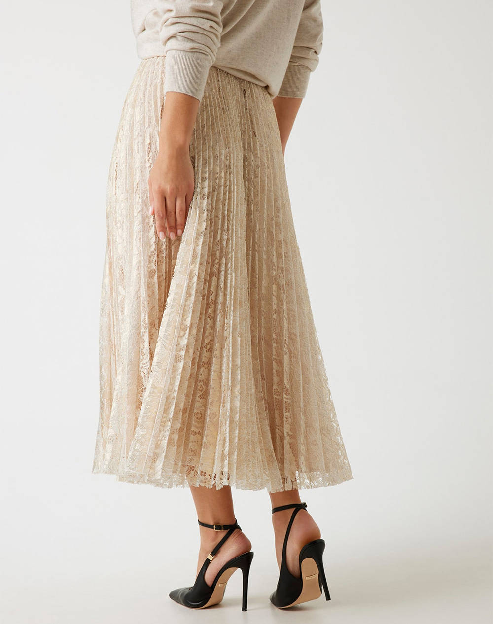 GUESS CHARLOTTE PLEATED SKIRT WOMENS SKIRT