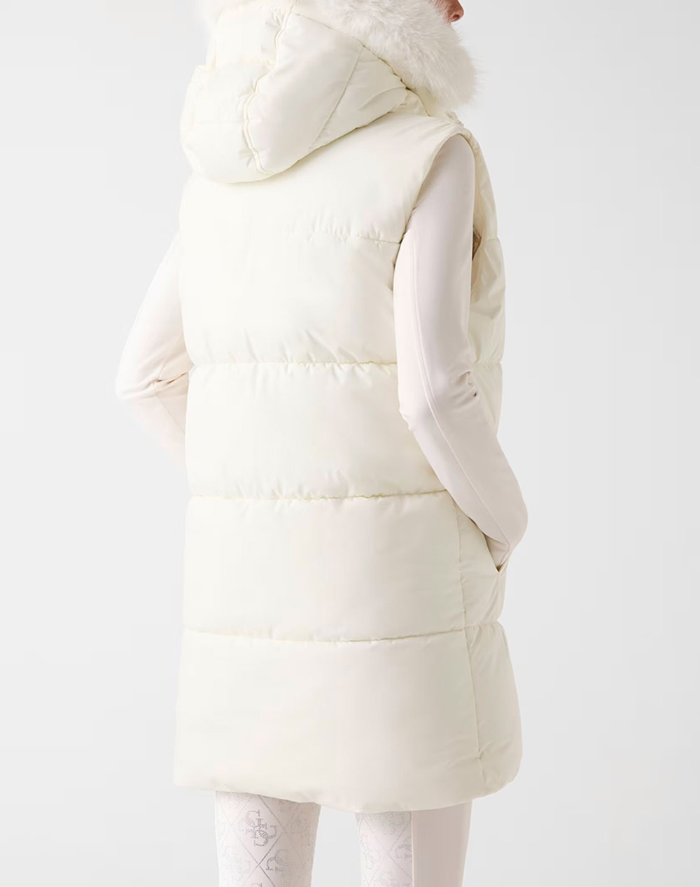 GUESS KATRINA SKI HOODY VEST ДАМСКО ПАЛТО