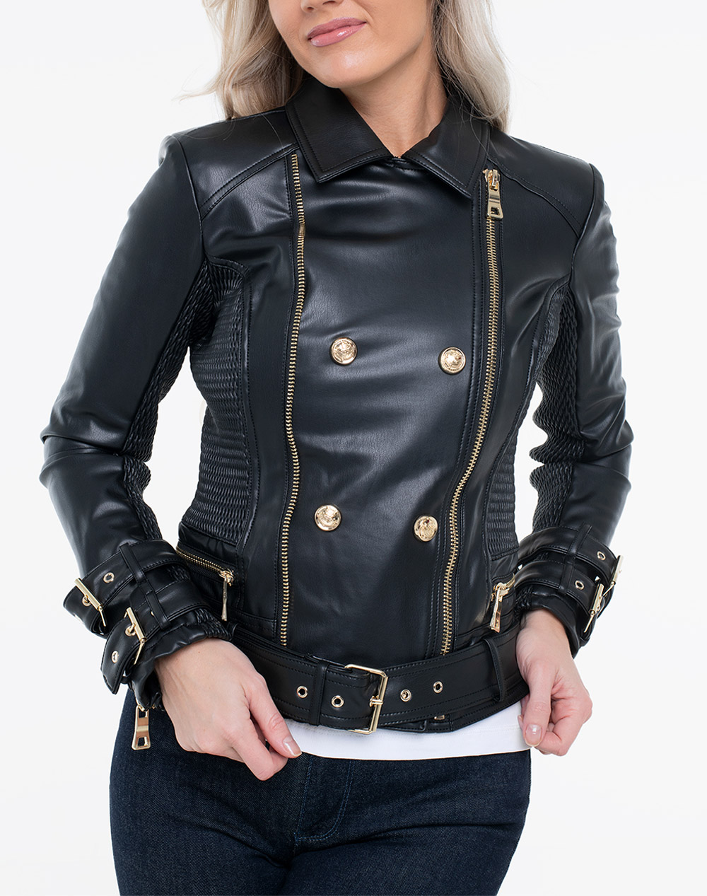 GUESS MYLA MOTO JACKET ДАМСКО ЯКЕ